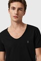 AllSaints t-shirt bawełniany TONIC M052JB czarny AW25