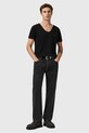 AllSaints t-shirt bawełniany TONIC M052JB czarny