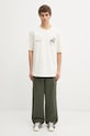 Filling Pieces t-shirt bawełniany Band 422520500238 beżowy