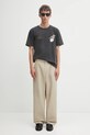 Filling Pieces cotton t-shirt Band 422520500238 gray