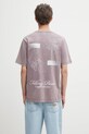 Filling Pieces t-shirt bawełniany Vinyl nadruk różowy 422520500240