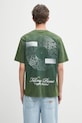 Filling Pieces cotton t-shirt Vinyl Planet friendly green 422520500240