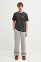 Filling Pieces t-shirt bawełniany Vinyl 422520500240 szary