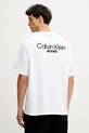 Calvin Klein Jeans t-shirt bawełniany biały LV04RD825G