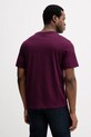 Odzież Calvin Klein Jeans t-shirt bawełniany LV04RD253G fioletowy