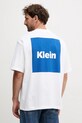 Oblečenie Bavlnené tričko Calvin Klein Jeans LV04RD813G biela