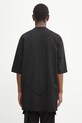 Odzież Rick Owens DRKSHDW t-shirt bawełniany Jumbo Ss T DU02E7274.RIGET2 czarny