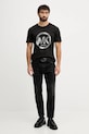 Michael Kors t-shirt bawełniany CF552TWFV4 czarny AW25