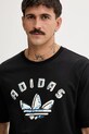 adidas Originals t-shirt bawełniany GRFX czarny JX3090
