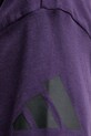 adidas t-shirt bawełniany Essentials JX5670 fioletowy