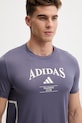adidas Performance t-shirt treningowy D4T Heritage fioletowy KA5289