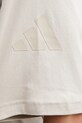 adidas t-shirt bawełniany Soft Lux KB6778 beżowy