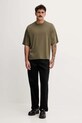 Bavlněné tričko adidas Soft Lux KB8094 zelená AW25