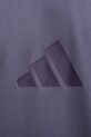adidas t-shirt bawełniany adidas x Z.N.E JW4740 fioletowy