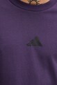 adidas t-shirt bawełniany Essentials JW6232 fioletowy