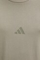 Bavlněné tričko adidas Fi 3S JW7073 zelená