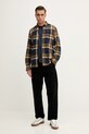 Barbour t-shirt bawełniany MTS1347 granatowy AW25