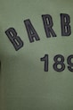 Βαμβακερό μπλουζάκι Barbour HOLLINS MTS1472 πράσινο