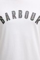 Bavlněné tričko Barbour BOUGHS MTS1509 bílá