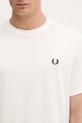 Pamučna majica Fred Perry bijela M1303