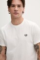 Fred Perry t-shirt bawełniany beżowy M1303