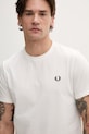 Fred Perry t-shirt bawełniany beżowy M1303