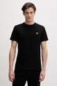 Odzież Fred Perry t-shirt bawełniany M1303 czarny