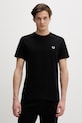 Odzież Fred Perry t-shirt bawełniany M1303 czarny