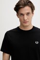 Fred Perry t-shirt bawełniany czarny M1303