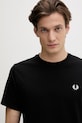 Fred Perry t-shirt bawełniany czarny M1303