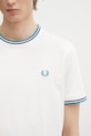 Fred Perry t-shirt bawełniany biały M1588V