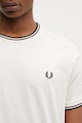 Fred Perry футболка чоловіча бавовняна бежевий M1588V