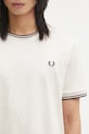 Fred Perry t-shirt bawełniany beżowy M1588V