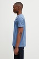 Бавовняна футболка Fred Perry M1588V блакитний SS26