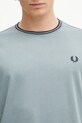 Fred Perry tricou din bumbac albastru M1588V