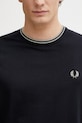 Памучна тениска Fred Perry тъмносин M1588V