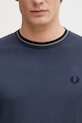 Fred Perry t-shirt bawełniany granatowy M1588V