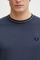 Памучна тениска Fred Perry тъмносин M1588V