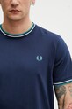 Fred Perry t-shirt męski bawełniany granatowy M1588V