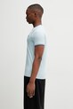 Fred Perry t-shirt bawełniany M1588V turkusowy SS26