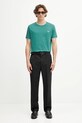 Βαμβακερό μπλουζάκι Fred Perry M1588V πράσινο