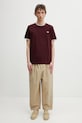Fred Perry tricou din bumbac M1588V burgundia