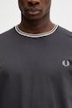 Fred Perry t-shirt bawełniany szary M1588V