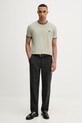 Fred Perry t-shirt męski bawełniany M1588V zielony SS26