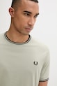 Fred Perry Póló férfi pamut zöld M1588V