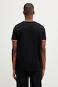 Îmbrăcăminte Fred Perry tricou bărbătesc din bumbac M1588V negru