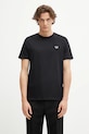 Fred Perry t-shirt bawełniany bawełna czarny M1600V