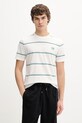 Fred Perry t-shirt bawełniany wzorzyste biały M1734