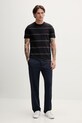 Fred Perry t-shirt bawełniany M1734 granatowy AW25