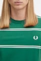 Fred Perry t-shirt bawełniany zielony M1734